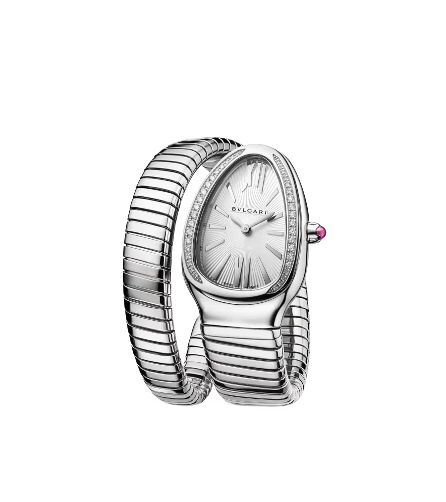 Montre Bvlgari Serpenti Tubogas Prata