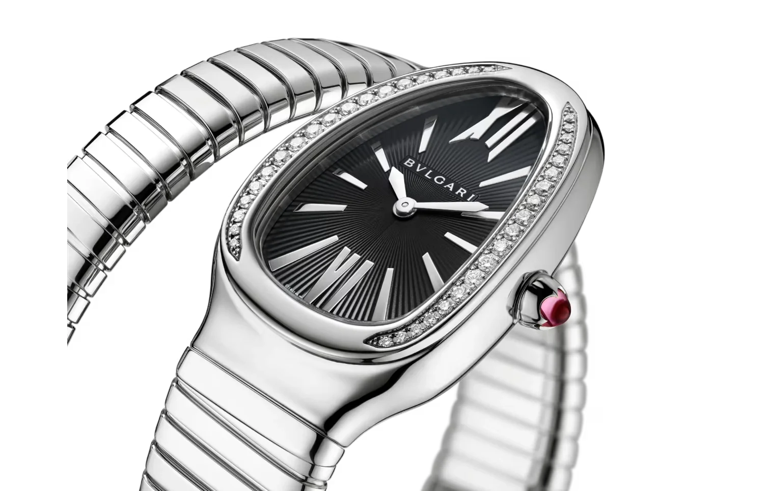 Montre Bvlgari Serpenti Tubogas Prata