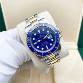 Relógio Rolex Submariner Date Blue Gold