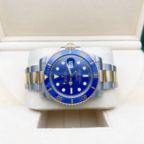 Relógio Rolex Submariner Date Blue Gold